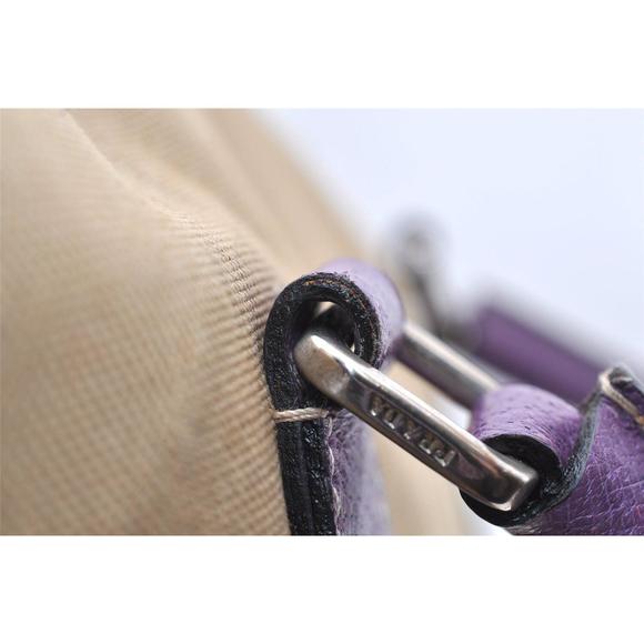 Auth Prada Vintage Canvas Leather #74819P22B - Picture 8 of 15